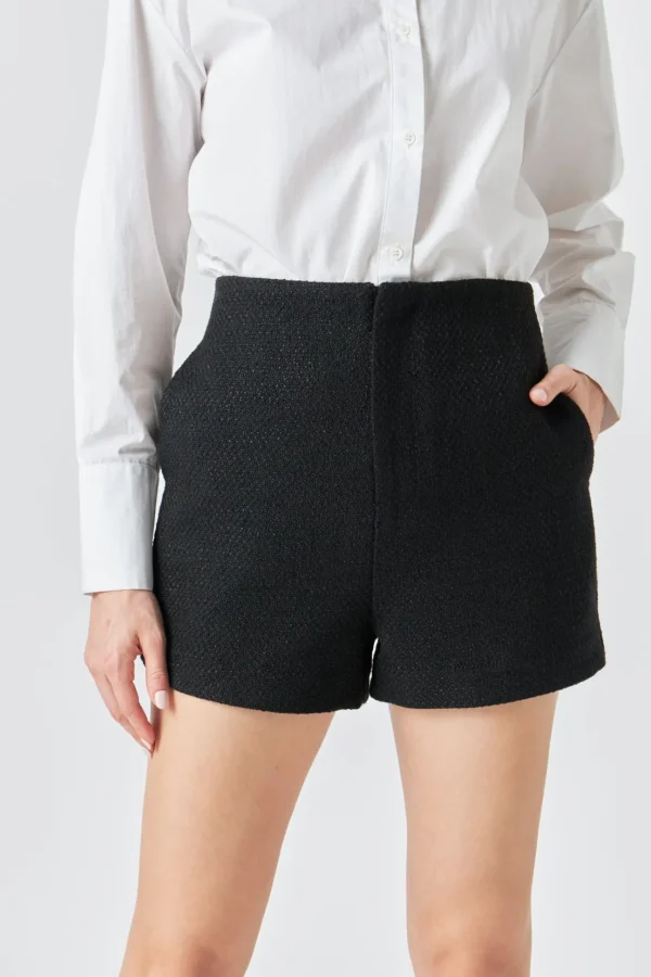 ENDLESS ROSE Matching Sets | Shorts & Skorts*- Tweed Mid Rise Shorts