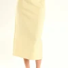 ENDLESS ROSE Matching Sets | Skirts*- Tweed Midi Skirt BUTTER