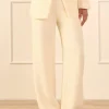 ENDLESS ROSE Matching Sets | Pants*- Tweed Wide Pants CREAM