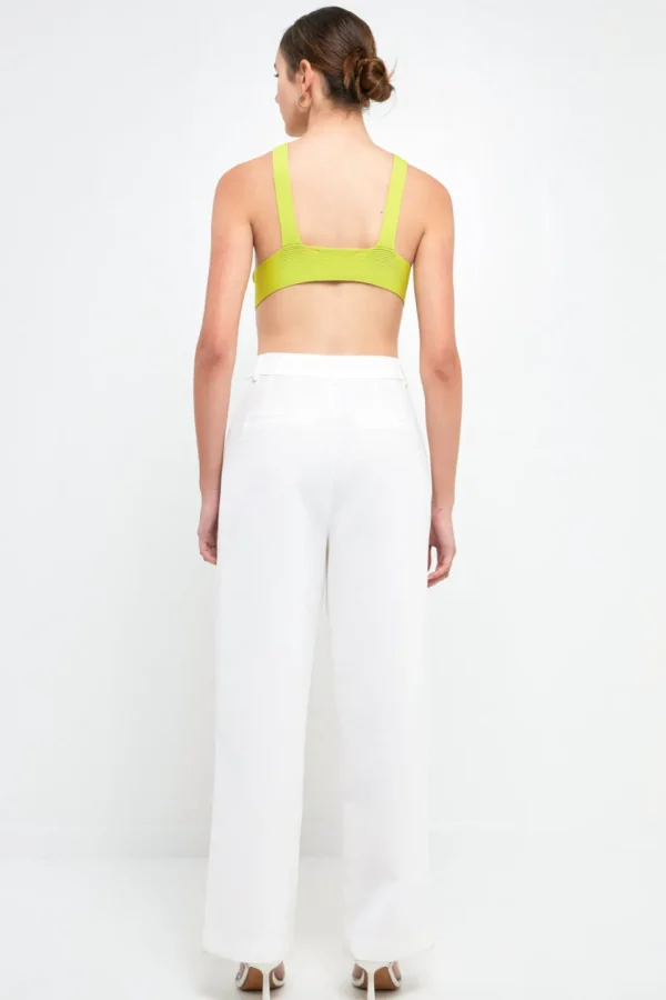 ENDLESS ROSE Tops*- Twisted Ribbed Bralette