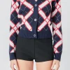 ENDLESS ROSE Cardigans | Tops*- V neck Cardigan NAVYMULTI