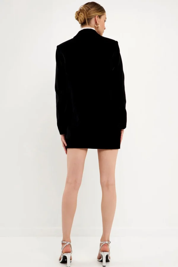 ENDLESS ROSE Blazers | Tops*- Velvet Blazer
