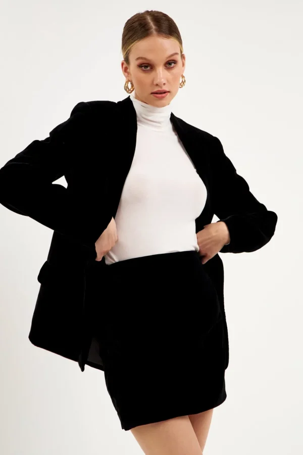ENDLESS ROSE Blazers | Tops*- Velvet Blazer
