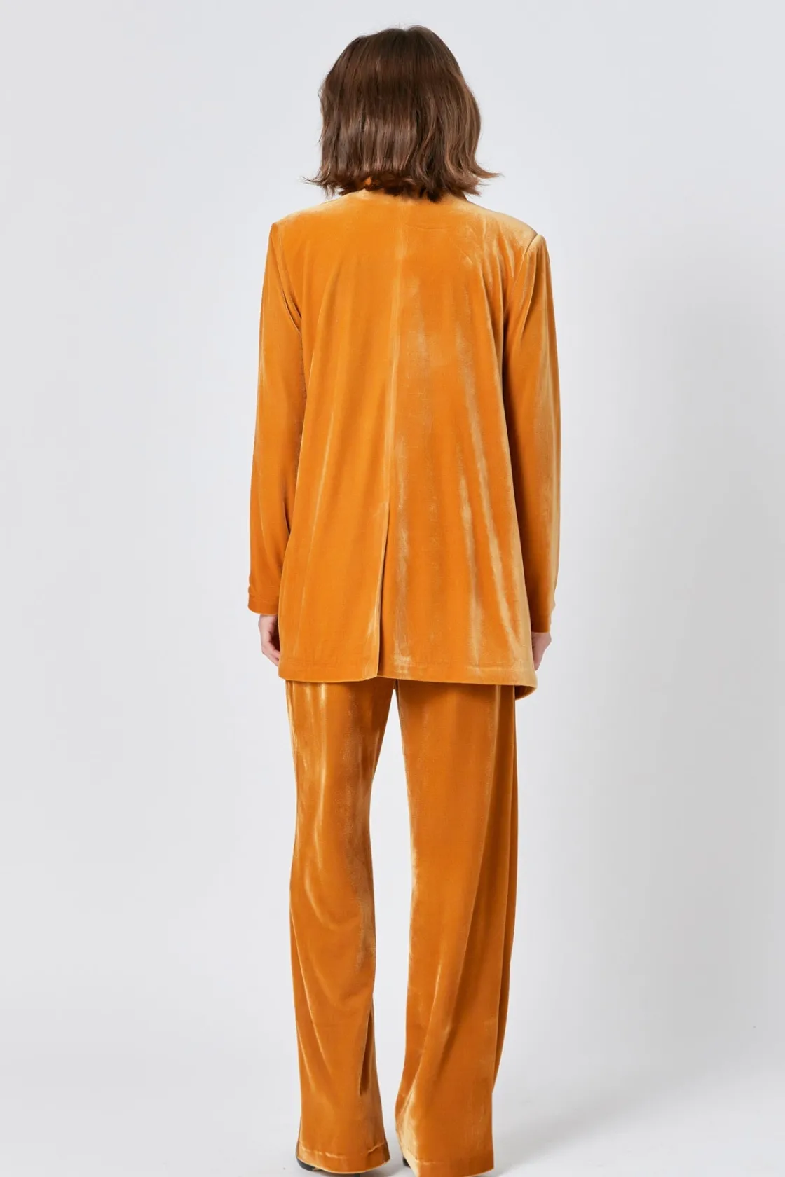 endless_rose__velvet_wide_2.webp ENDLESS ROSE Pants | Tops*- Velvet Wide Leg Pants YELLOW
