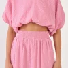 ENDLESS ROSE Tops*- Voluminous Textured Cropped Top