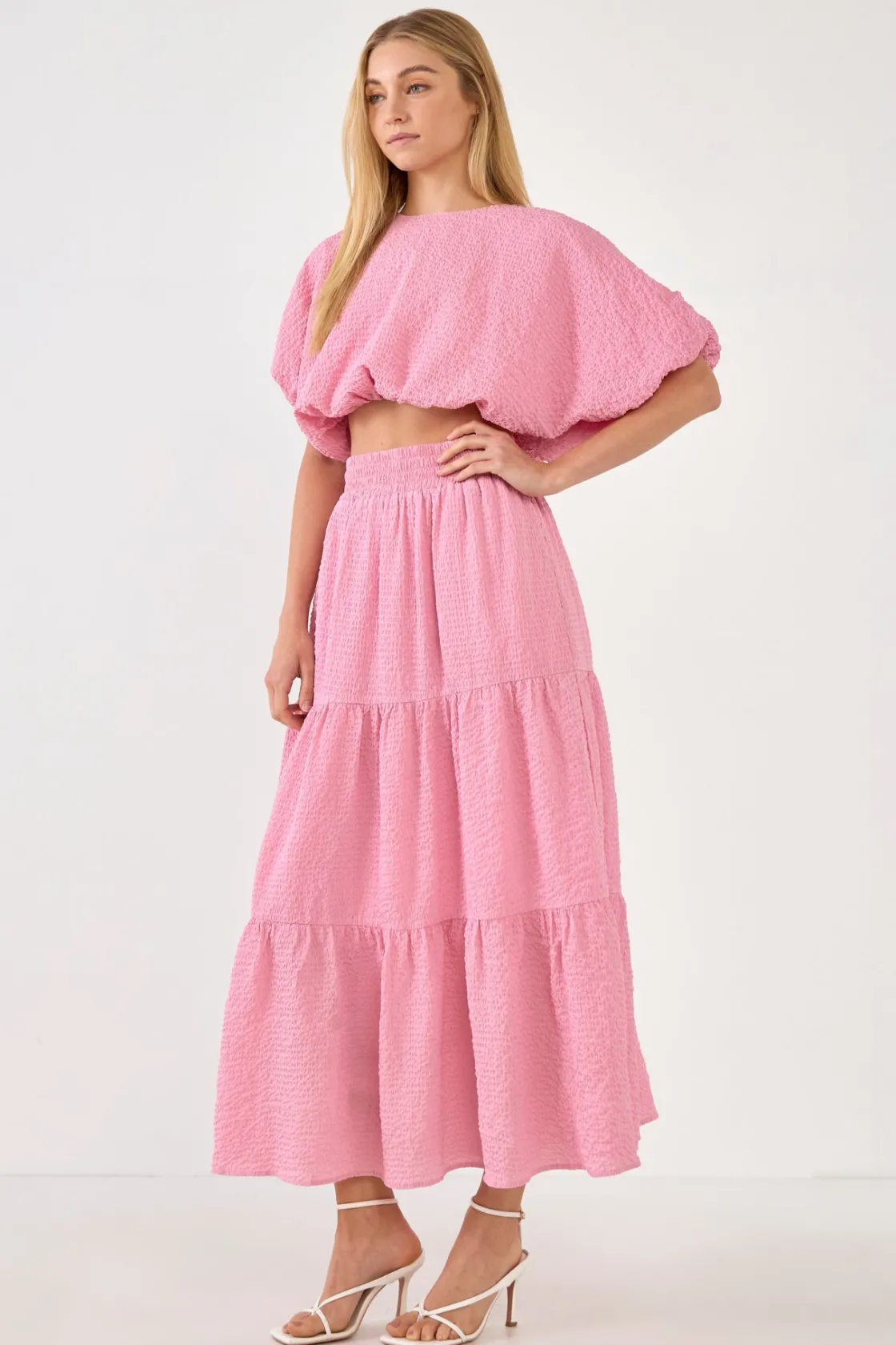 endless_rose__voluminous__1.webp ENDLESS ROSE Tops*- Voluminous Textured Cropped Top