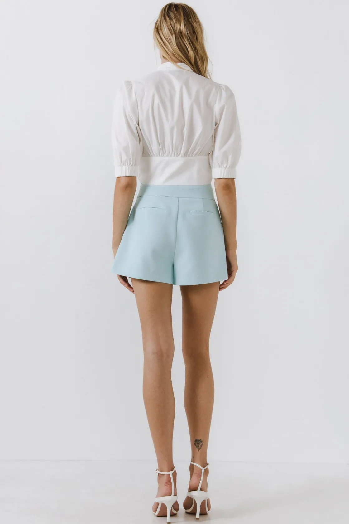 endless_rose__waist_band__12.webp ENDLESS ROSE Shorts & Skorts | Tops*- Waist Band Detail Shorts