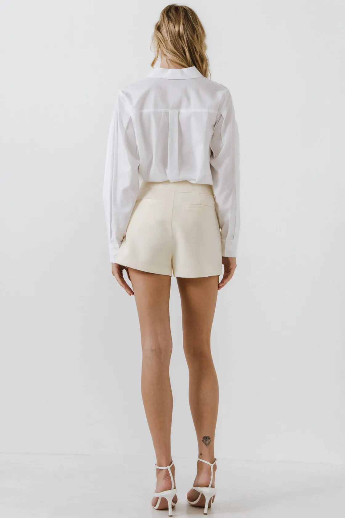 endless_rose__waist_band__17.webp ENDLESS ROSE Shorts & Skorts | Tops*- Waist Band Detail Shorts