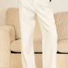 ENDLESS ROSE Pants | Tops*- Wide Leg High Waisted Trouser IVORY