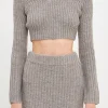 ENDLESS ROSE Sweaters & Knits | Tops*- Women's Cropped Long Sleeve Sweater