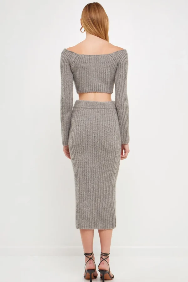 ENDLESS ROSE Sweaters & Knits | Tops*- Women's Cropped Long Sleeve Sweater