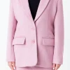 ENDLESS ROSE Jackets & Coats | Blazers*- Wool Boxy Oversize Blazer PURPLE