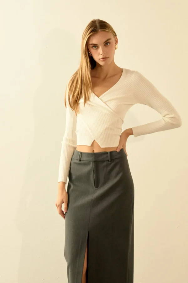 ENDLESS ROSE Sweaters & Knits*- Wrapped Detail Sweater