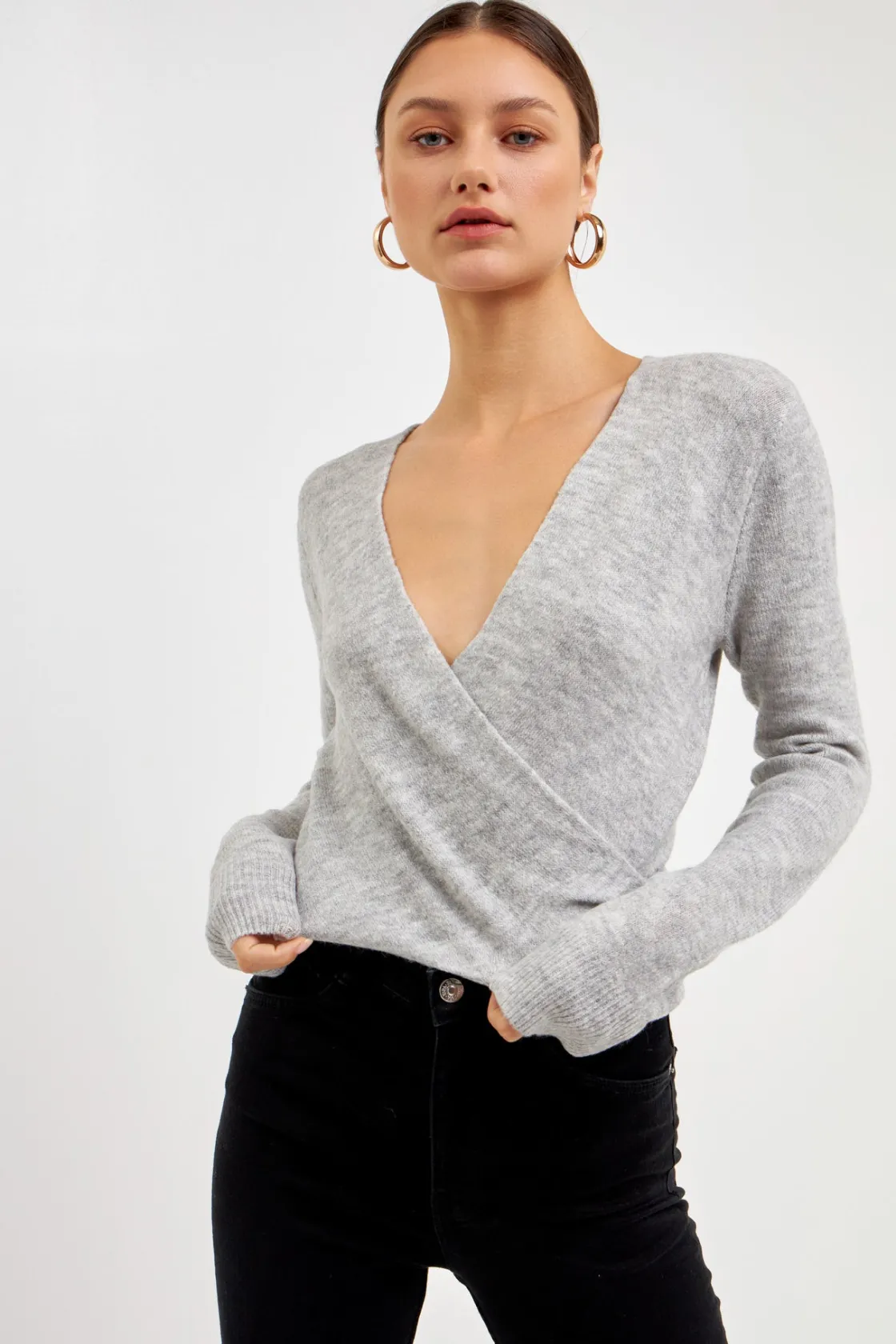 endless_rose__wrapped_kni_3.webp ENDLESS ROSE Tops*- Wrapped Knit Top