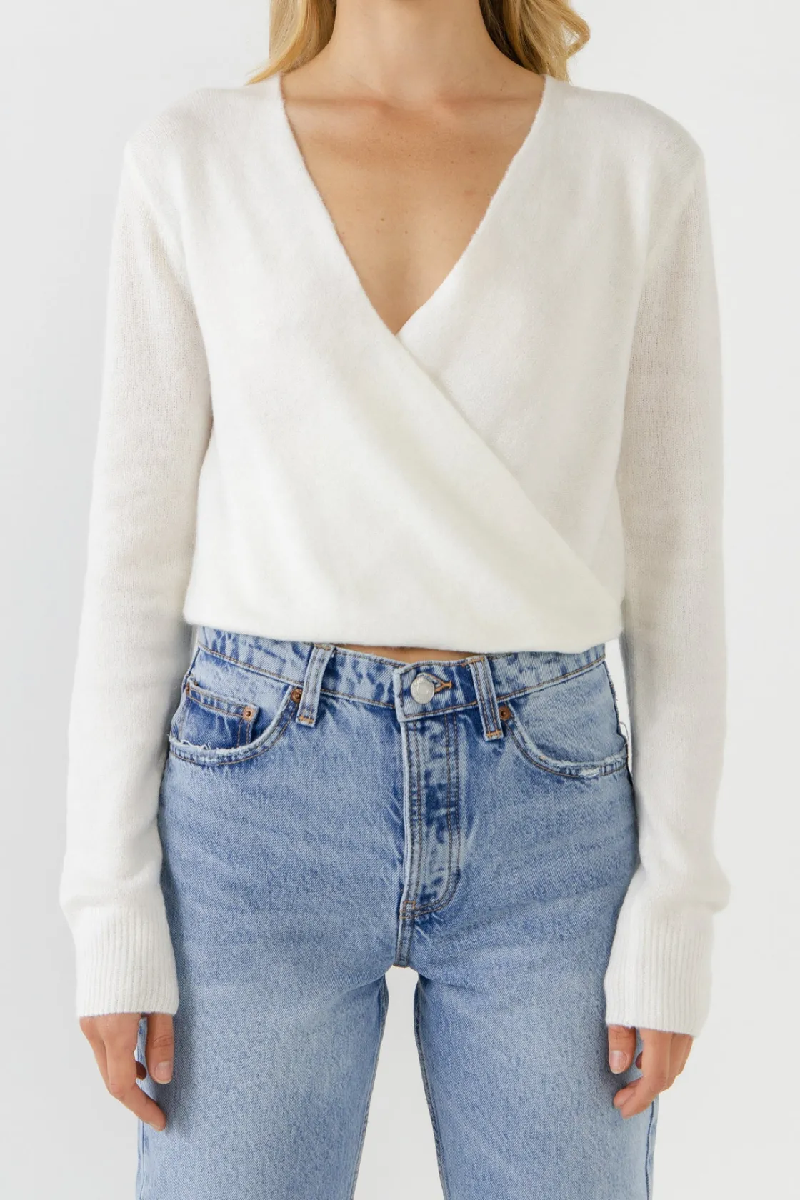 endless_rose__wrapped_kni_5.webp ENDLESS ROSE Tops*- Wrapped Knit Top