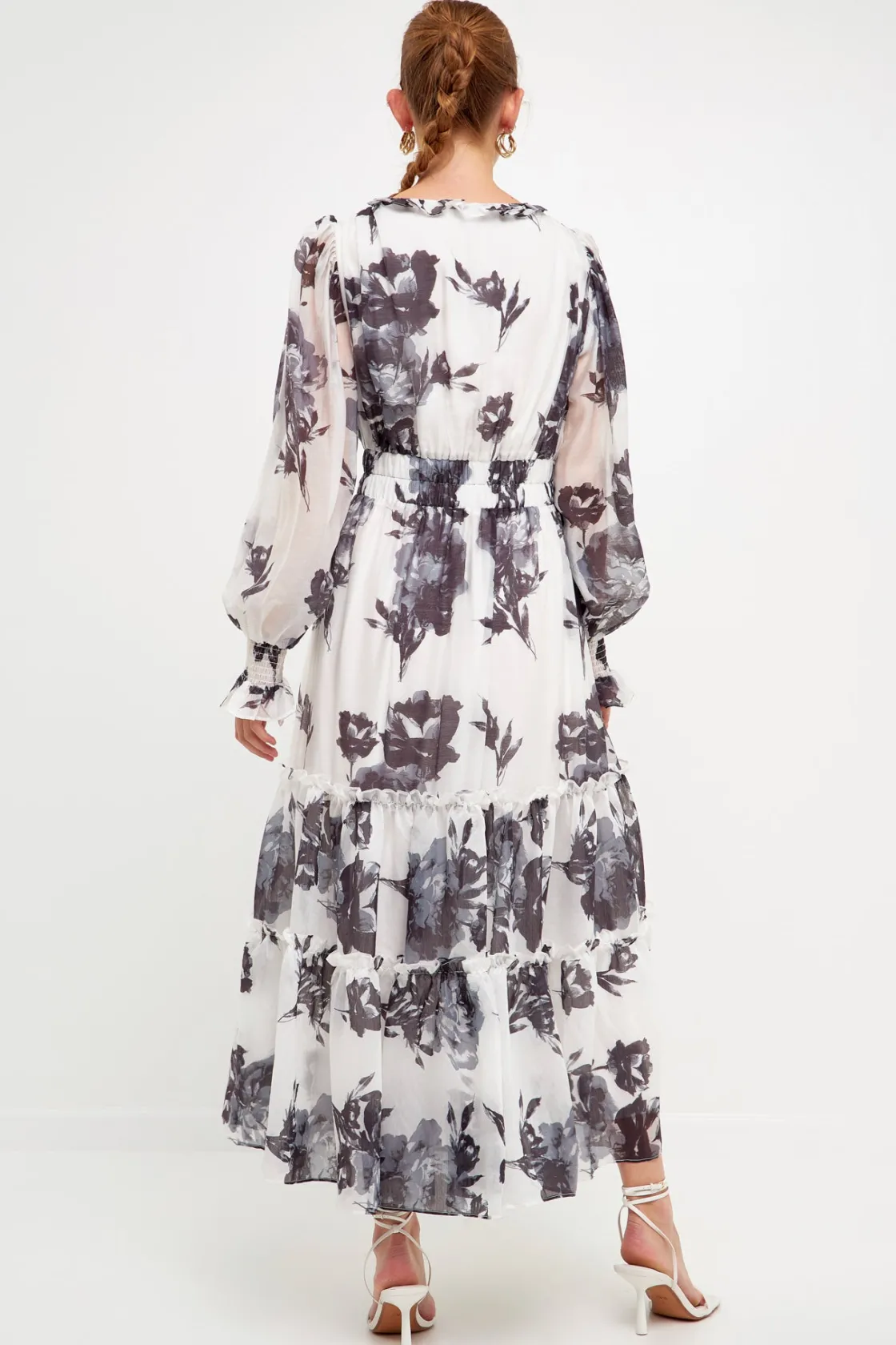 endless_rose_floral_print_2-1.webp ENDLESS ROSE White Dresses | Print Takeaway*-Floral Print Midi Dress WHITE