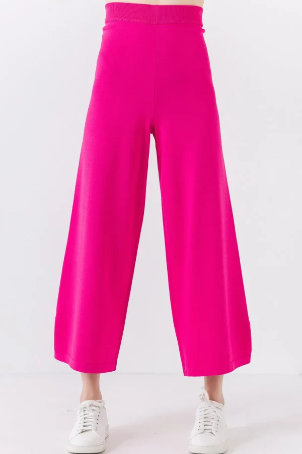 ENDLESS ROSE Loungewear | Sweaters & Knits*-Lounge Wear Knit Pants MAGENTA