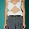 ENGLISH FACTORY Matching Sets | Tops*- Argyle Knit Vest