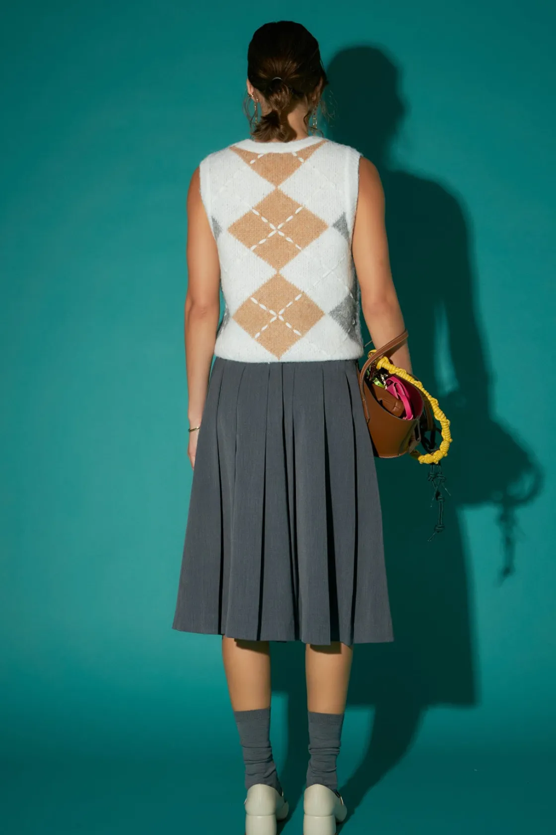 english_factory__argyle_k_2-1.webp ENGLISH FACTORY Matching Sets | Tops*- Argyle Knit Vest