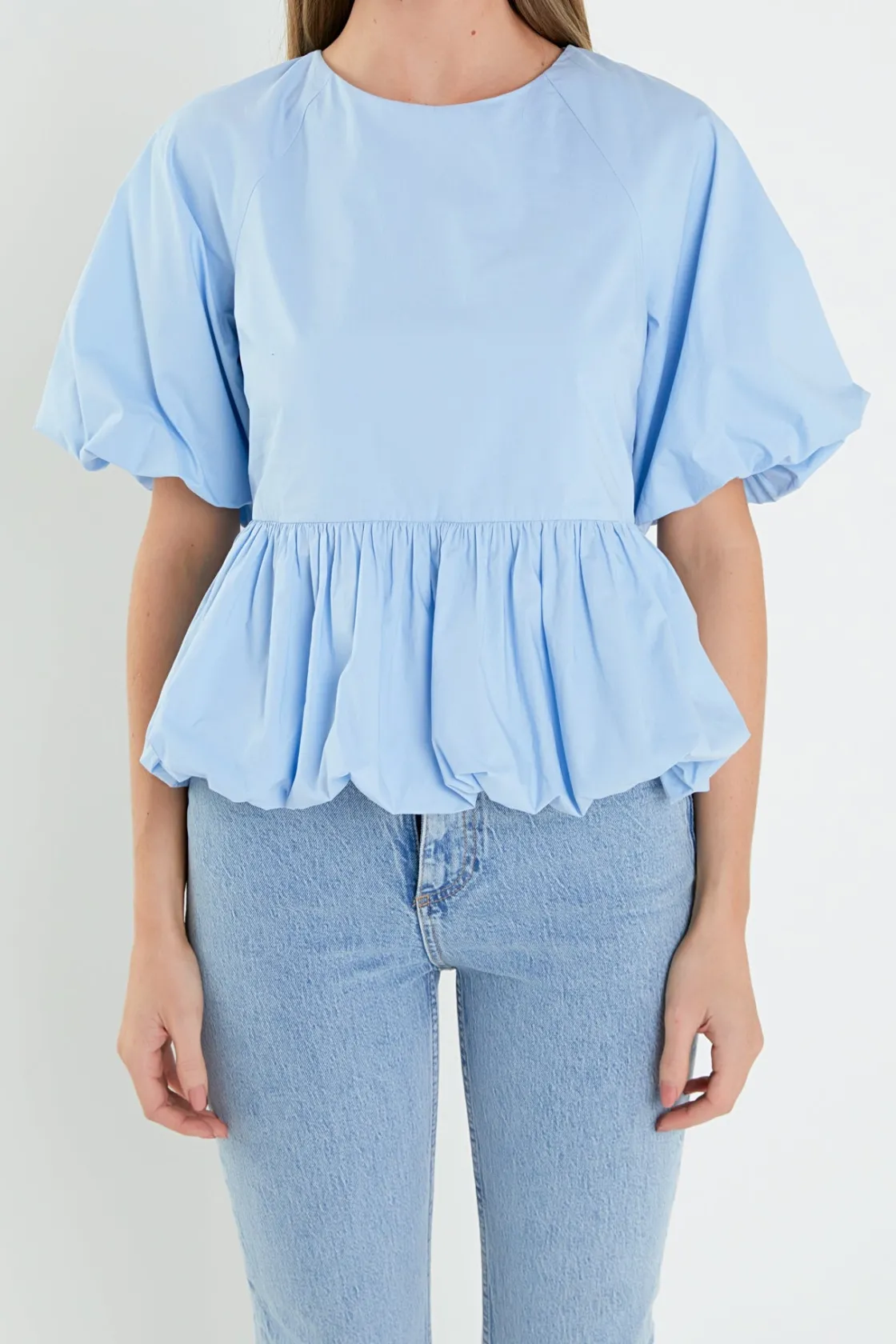 english_factory__balloon__10.webp ENGLISH FACTORY Tops*- Balloon Poplin Top