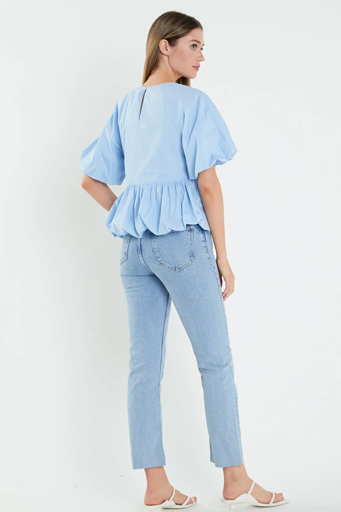 english_factory__balloon__12.webp ENGLISH FACTORY Tops*- Balloon Poplin Top