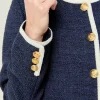 ENGLISH FACTORY Jackets & Coats | Tops*- Blair Tweed Jacket NAVY