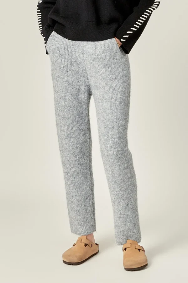ENGLISH FACTORY Pants | Tops*- Blend Sweater Jogger Pants GREY