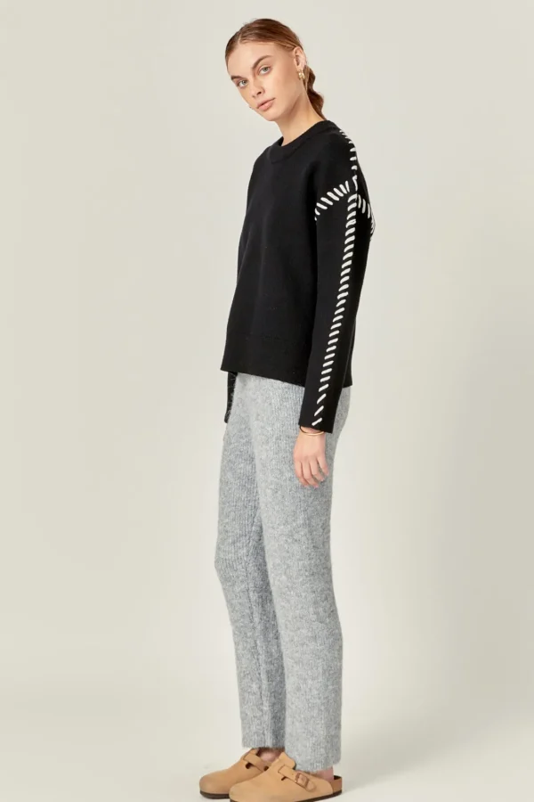 ENGLISH FACTORY Pants | Tops*- Blend Sweater Jogger Pants GREY