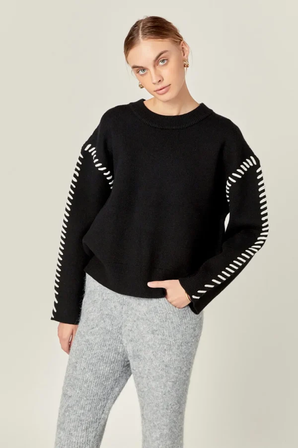 ENGLISH FACTORY Pants | Tops*- Blend Sweater Jogger Pants GREY