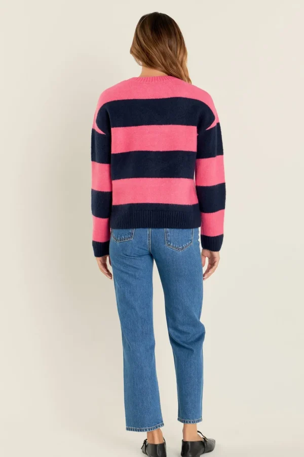 ENGLISH FACTORY Tops*- Bold Stripe Knit