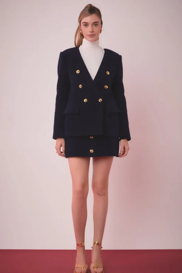 ENGLISH FACTORY Matching Sets | Skirts*- Boucle Mini Skirt