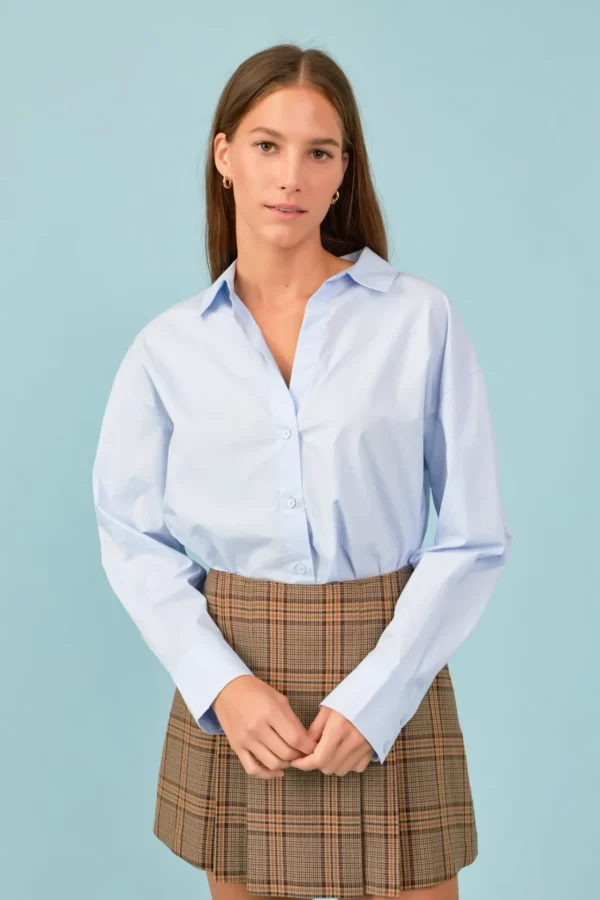 ENGLISH FACTORY Matching Sets | Tops*- Box Pleated Check Skort BROWN