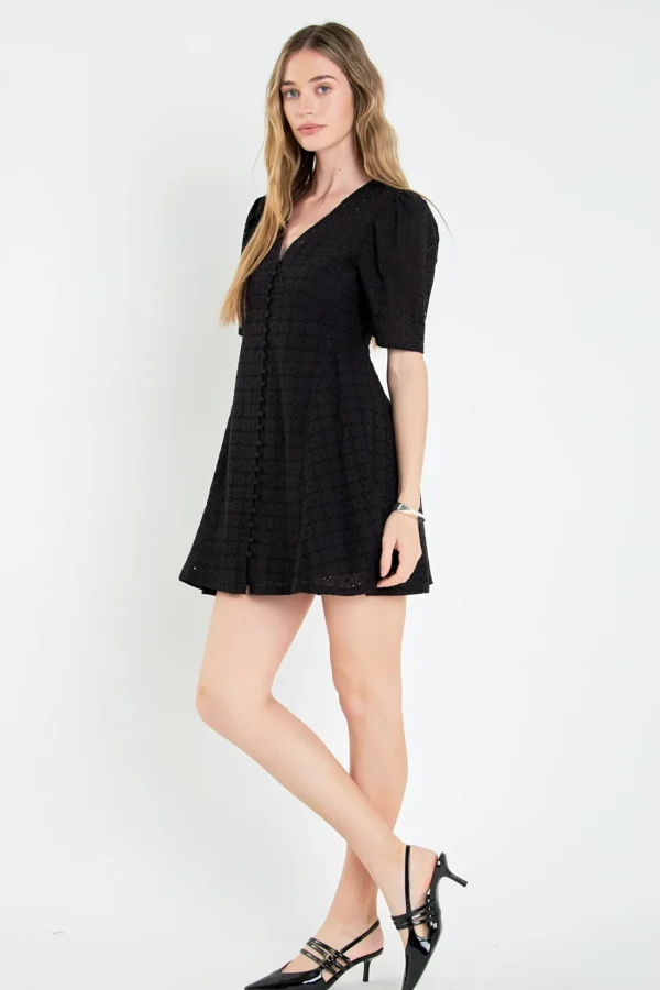 ENGLISH FACTORY Lace Dresses | Tops*- Broderie Lace Dress