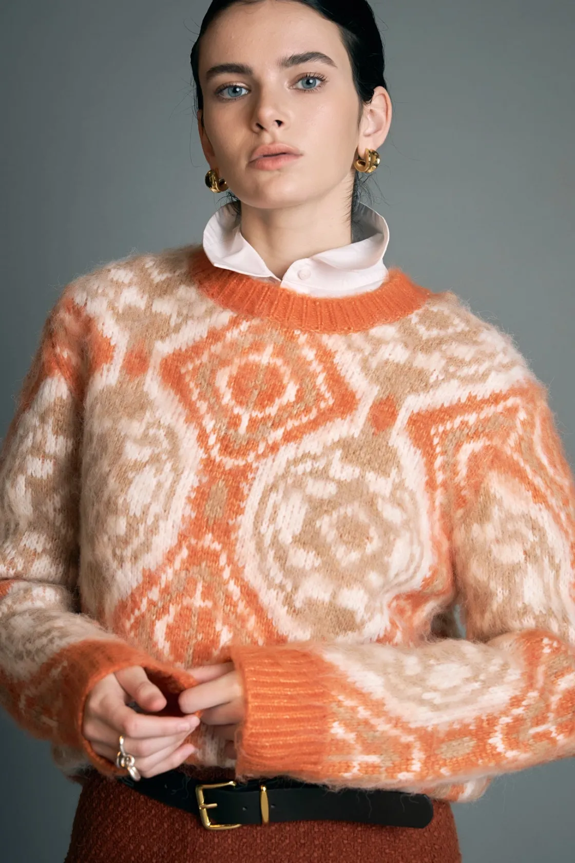 english_factory__brushed__3.webp ENGLISH FACTORY Sweaters & Knits | Tops*- Brushed Mohair Tie Dye Sweater