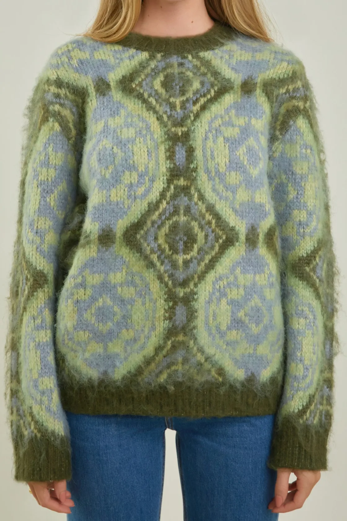 english_factory__brushed__5.webp ENGLISH FACTORY Sweaters & Knits | Tops*- Brushed Mohair Tie Dye Sweater