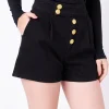 ENGLISH FACTORY Denim | Shorts & Skorts*- Buttoned Denim Shorts