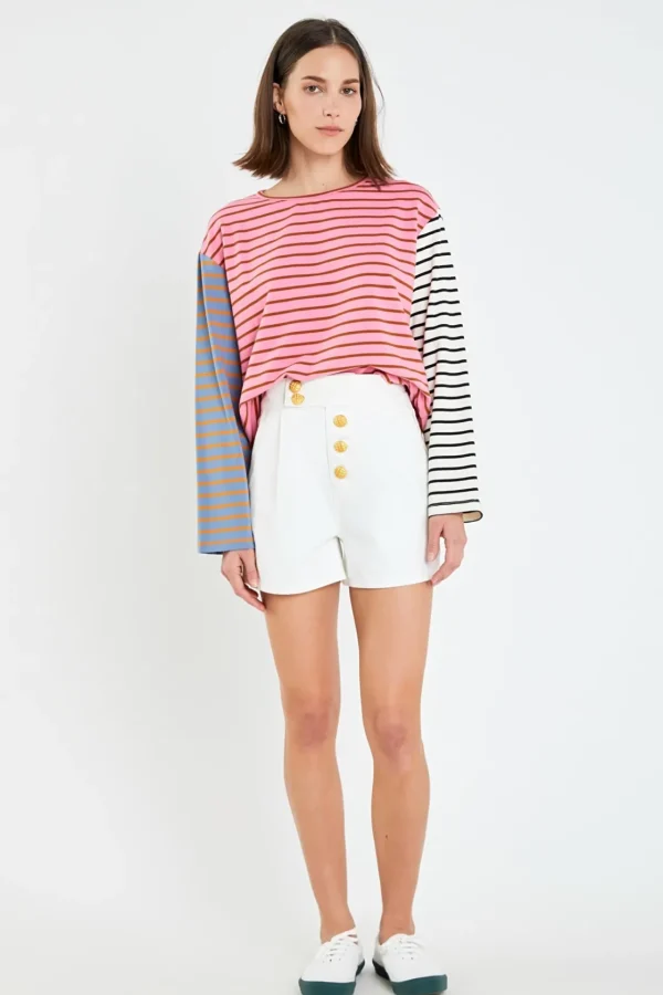 ENGLISH FACTORY Denim | Shorts & Skorts*- Buttoned Denim Shorts