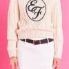 ENGLISH FACTORY Sweaters & Knits | Tops*- Cable Knit IVORY