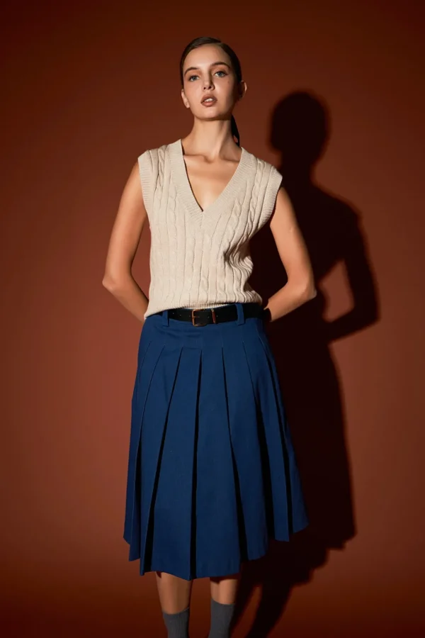 ENGLISH FACTORY Sweaters & Knits | Tops*- Cable Knit Chunky Vest