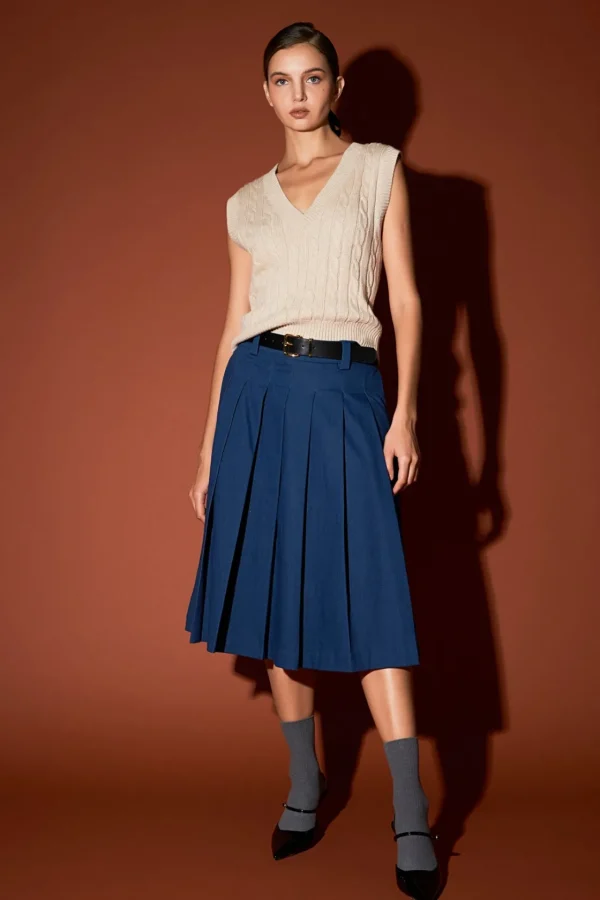 ENGLISH FACTORY Sweaters & Knits | Tops*- Cable Knit Chunky Vest
