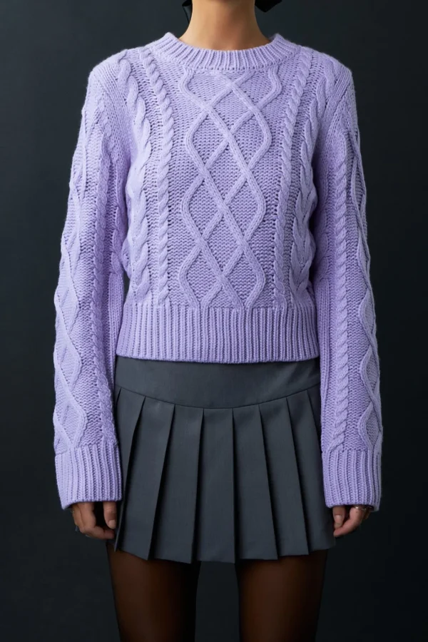 ENGLISH FACTORY Sweaters & Knits | Tops*- Cable-Knit Sweater
