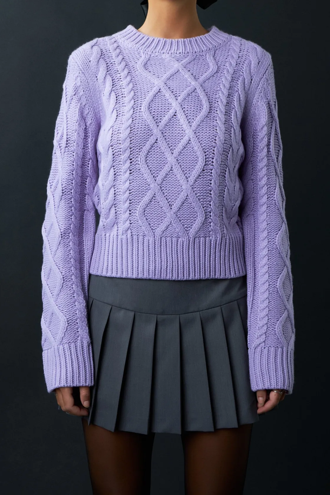 english_factory__cablekni_10.webp ENGLISH FACTORY Sweaters & Knits | Tops*- Cable-Knit Sweater