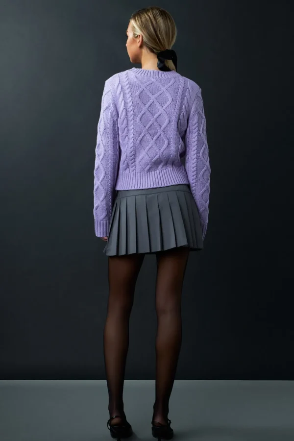 ENGLISH FACTORY Sweaters & Knits | Tops*- Cable-Knit Sweater