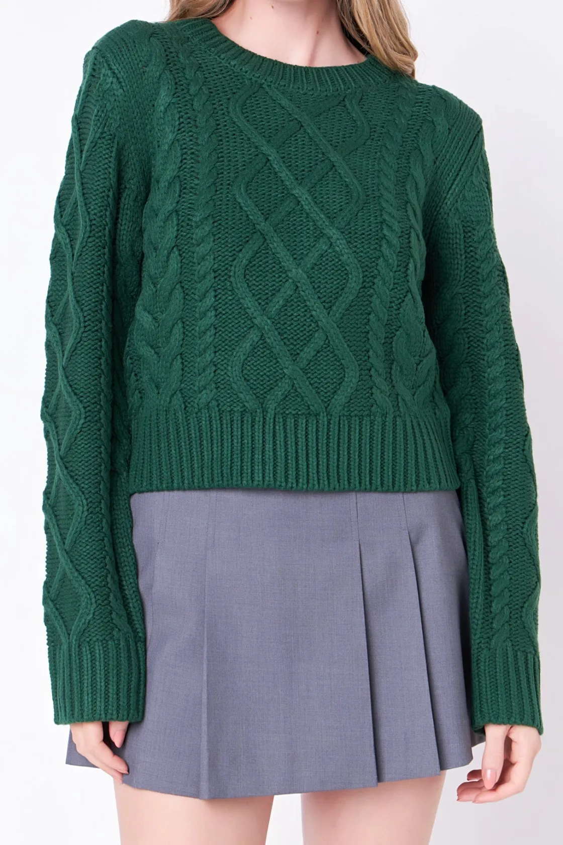 english_factory__cablekni_15.webp ENGLISH FACTORY Sweaters & Knits | Tops*- Cable-Knit Sweater
