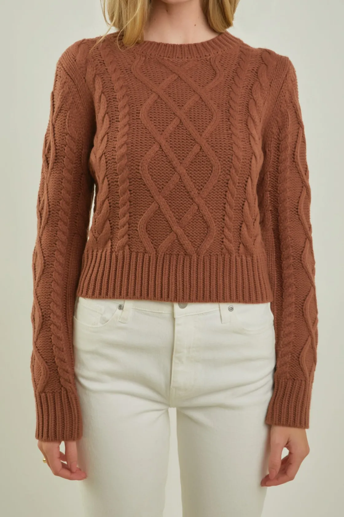english_factory__cablekni_20.webp ENGLISH FACTORY Sweaters & Knits | Tops*- Cable-Knit Sweater