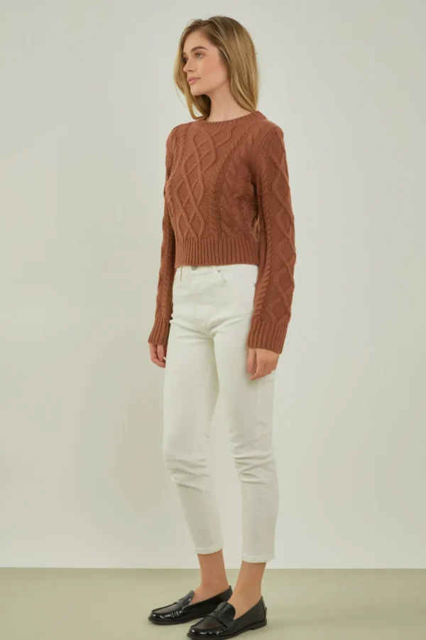 ENGLISH FACTORY Sweaters & Knits | Tops*- Cable-Knit Sweater