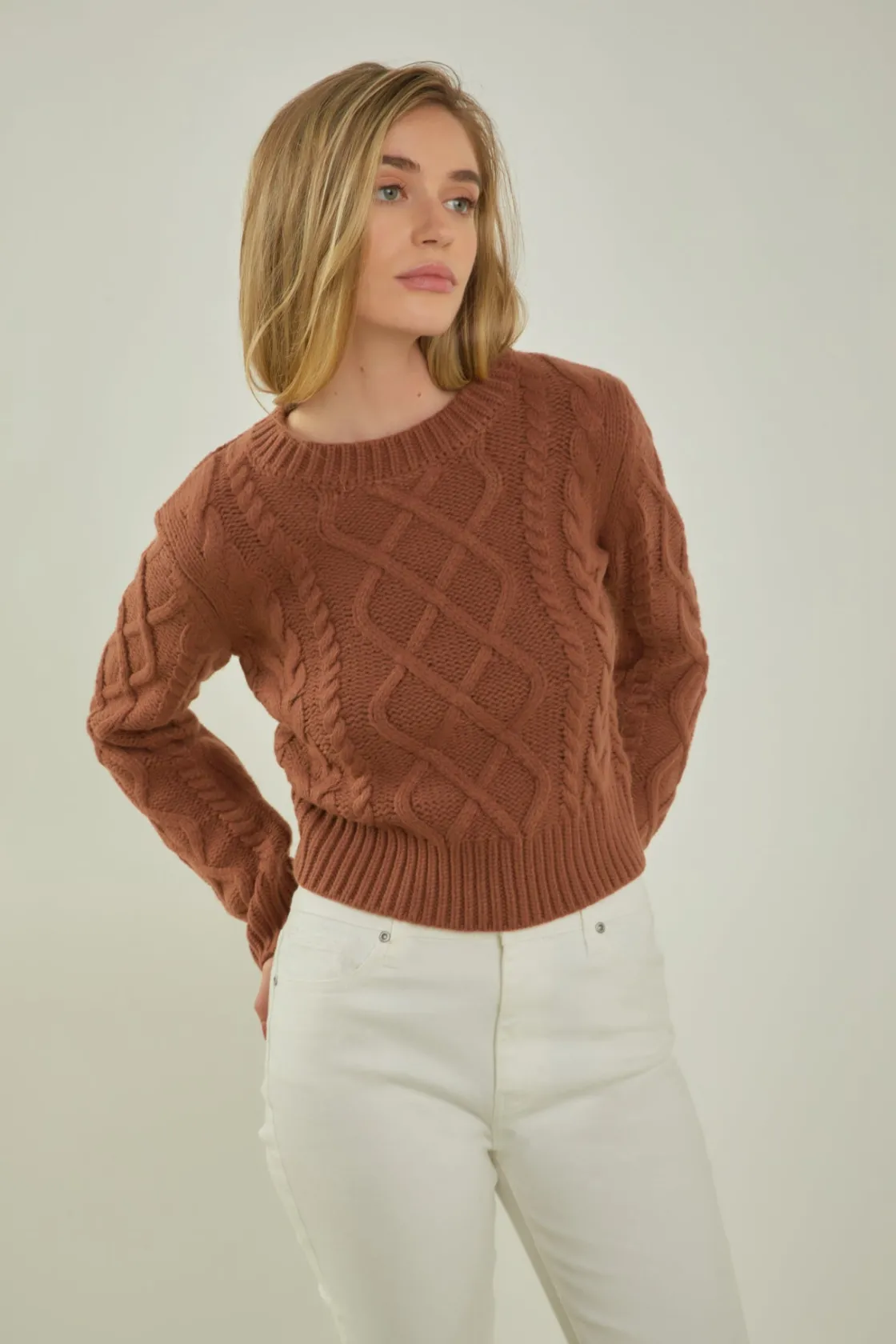 english_factory__cablekni_23.webp ENGLISH FACTORY Sweaters & Knits | Tops*- Cable-Knit Sweater