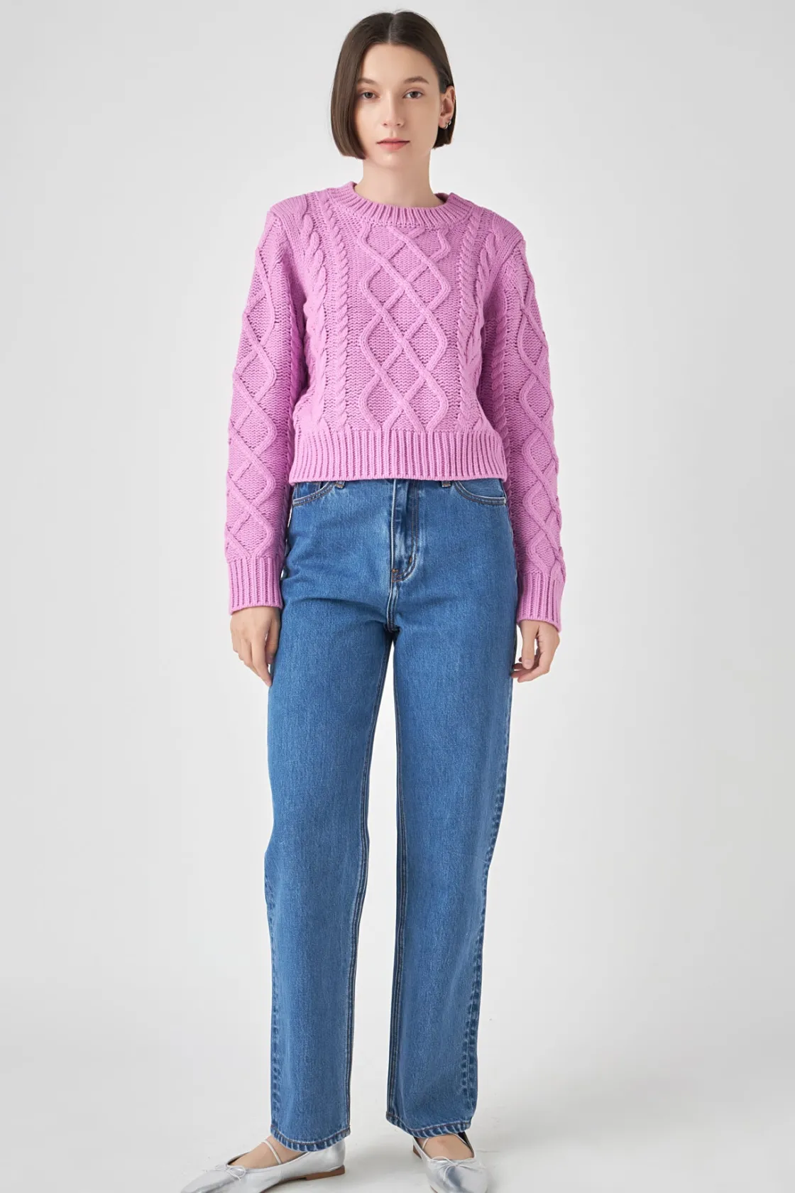 english_factory__cablekni_24.webp ENGLISH FACTORY Sweaters & Knits | Tops*- Cable-Knit Sweater