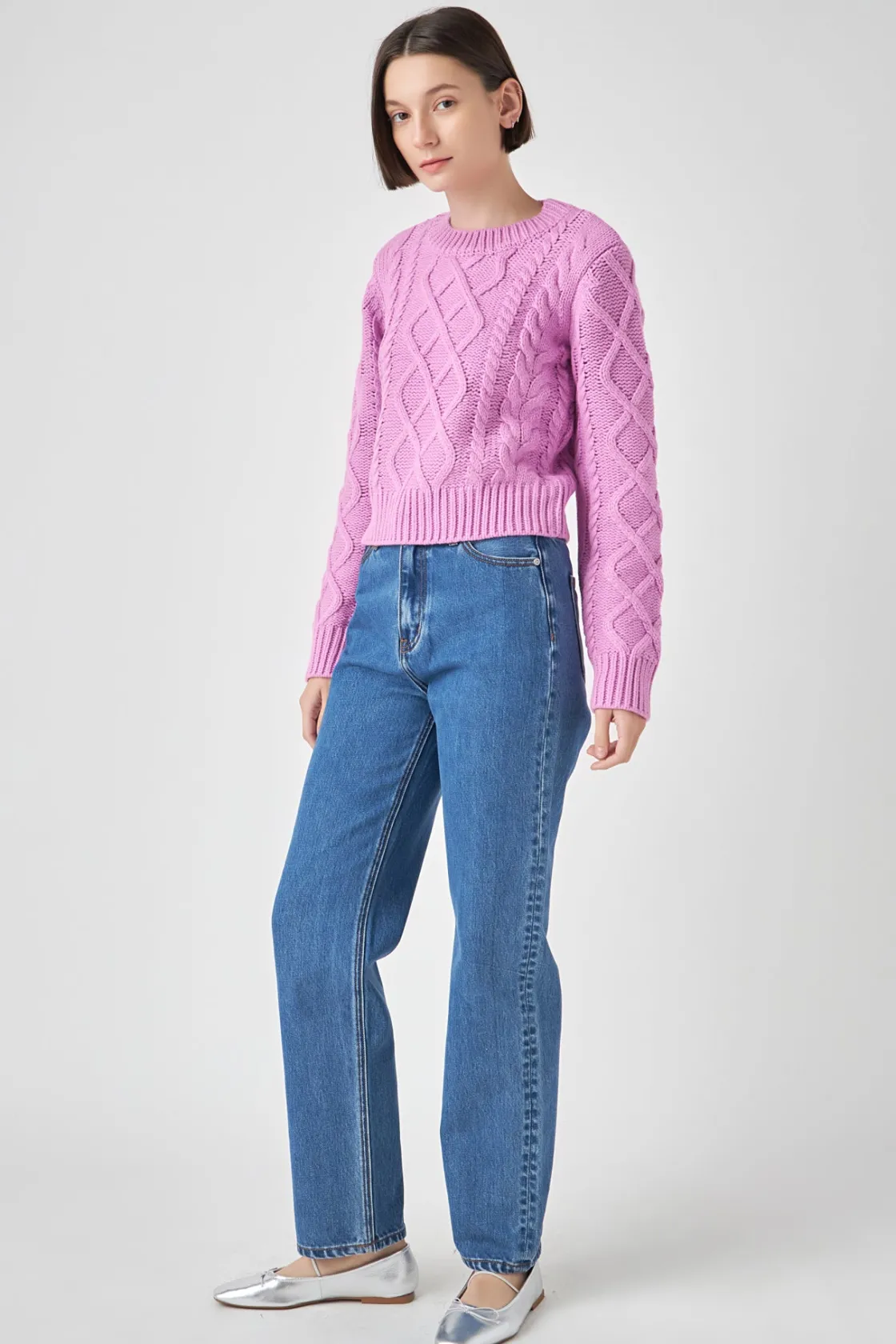 english_factory__cablekni_26.webp ENGLISH FACTORY Sweaters & Knits | Tops*- Cable-Knit Sweater
