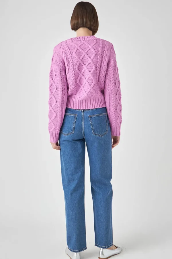 ENGLISH FACTORY Sweaters & Knits | Tops*- Cable-Knit Sweater